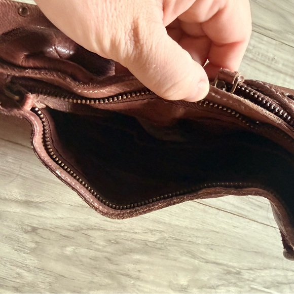 Free People Chocolate Brown Leather Crossbody with Grommet Strap - Picture 7 of 7